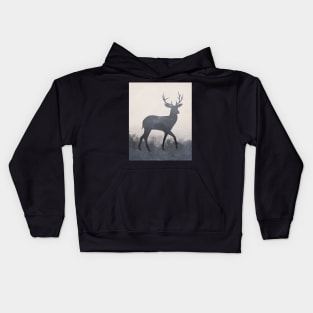 Silhouette Stag II Kids Hoodie